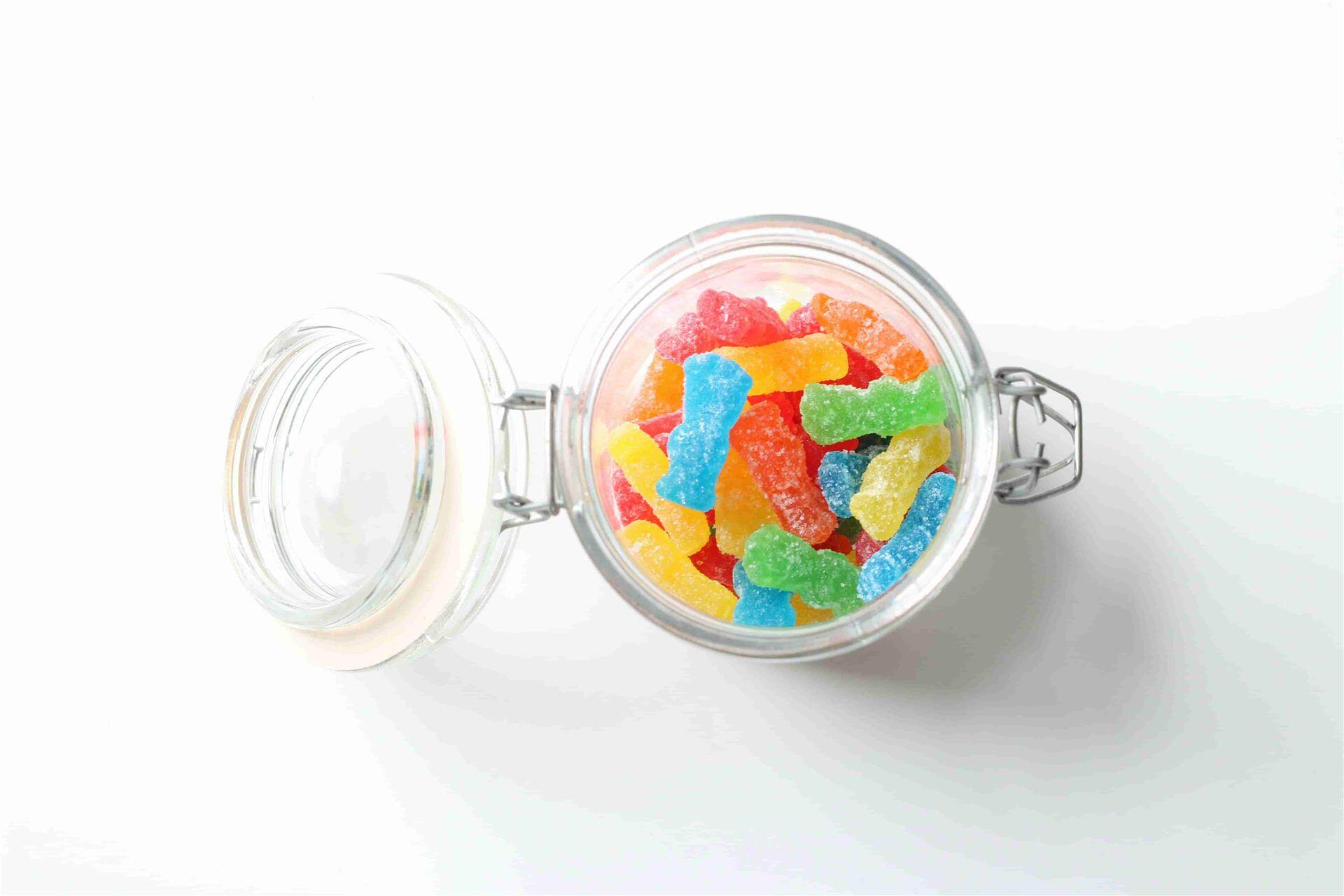 Opened gummy bears